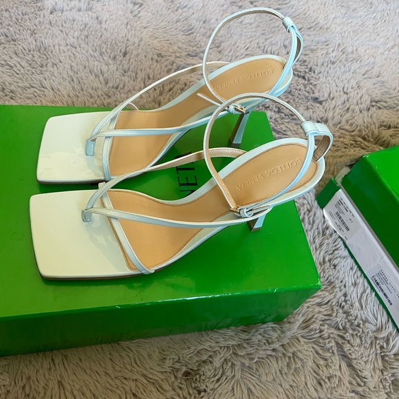 Bottega Veneta Baby blue Strappy Heels - Picture 5 of 8